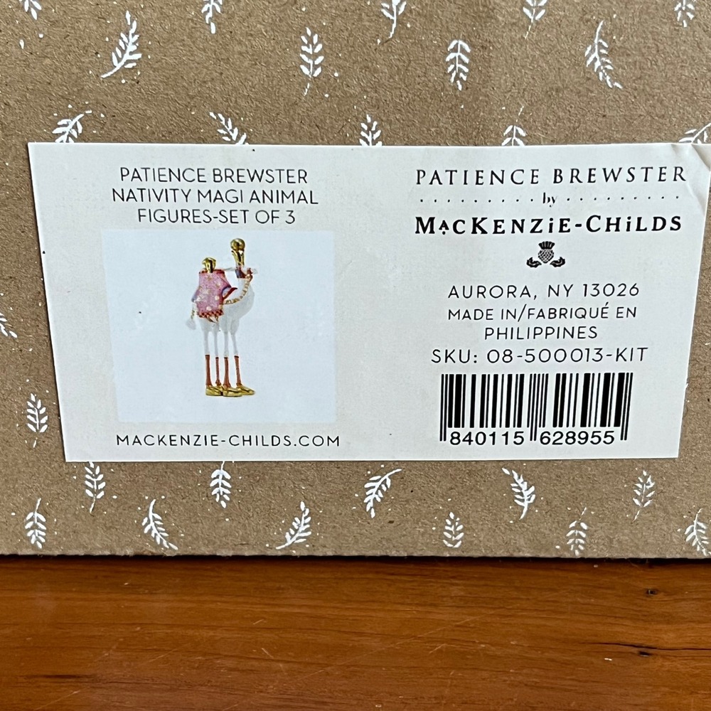MacKenzie-Childs Patience Brewster Dash Camel Handmade Hand Painted‎ Figure NEW